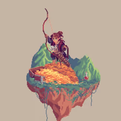 Toegold Halfling Marksman Ranger from The Mountains + Potion