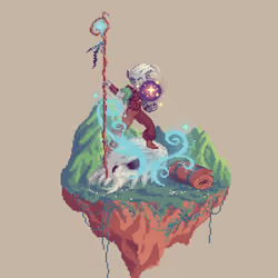 Grimback Gnome Timewarp Wizard from The Mountains + Bedroll