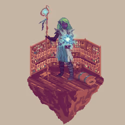 Dusk Elf Lunomancy Oracle Wizard from The Library + Bedroll
