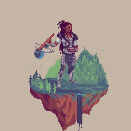 Valiant Human Dungeoneer Rogue from The Forest