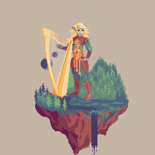 Goldleaf Elf Love Bard from The Forest