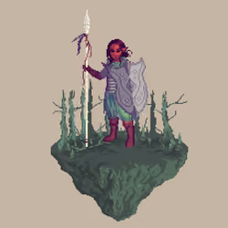 Sanddune Half-Elf Lineholder Fighter from The Swamp