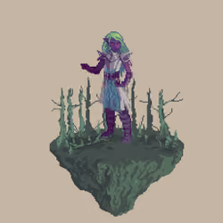 Dusk Elf Barefist Monk from The Swamp