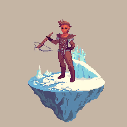 Dawn Half-Elf Dungeoneer Rogue from The Castle