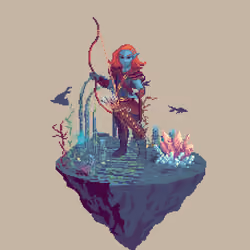 Dusk Half-Elf Marksman Ranger from The Temple + Crystal