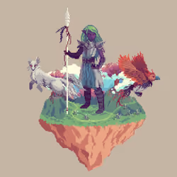 Dusk Elf Kingdom Druid from The Glade + Caltrops