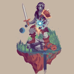 Stoneink Giant Powerblade Warlock from The Forest + Bedroll
