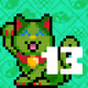 Murakami Lucky Cat Coin Bank Feeding Game Winner  #13