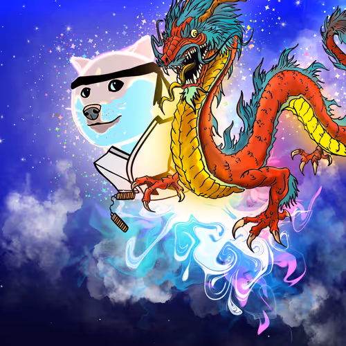 Doge Blast Off : Kung Fu Doge and The Dragon 
