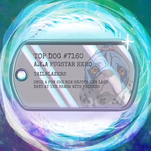 Top Dog Tag #7160