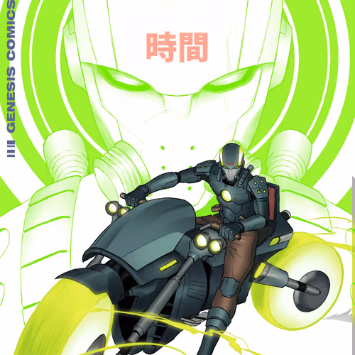 Time Rider: Comic Cover #8