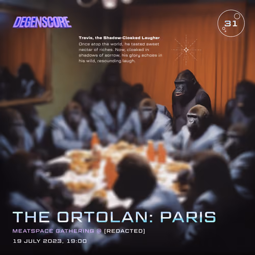 The Ortolan: Paris - 2023 Ticket