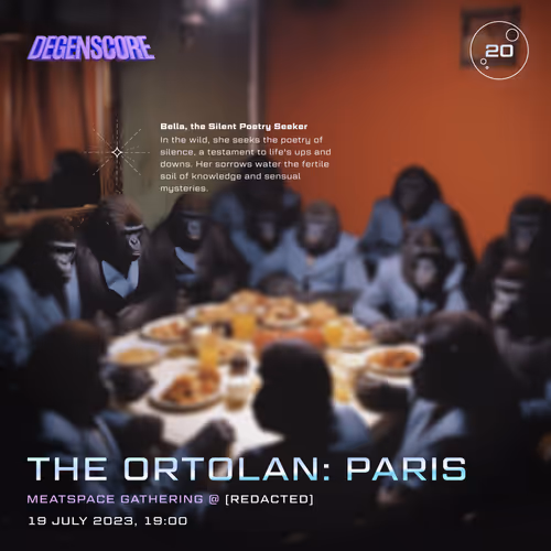 The Ortolan Paris 2023 Ticket