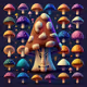 PIXEL ART MUSHROOM #33