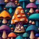 PIXEL ART MUSHROOM #54