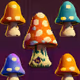 PIXEL ART MUSHROOM #37