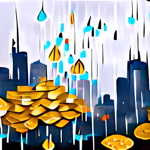 Wealth raining down on the city
