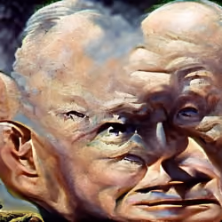 Frank Frazetta's Portrait of Dwight D. Eisenhower