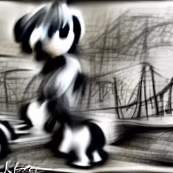 Unclear blur fuzzy black and white