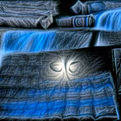 The blue and the dim and the dark cloths of night and light and the half light