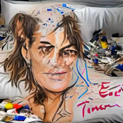 Tracey Emin in her messy bed