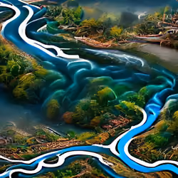 The River Finds its Way Through