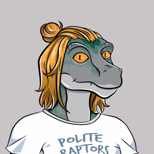 Polite Raptor #1300