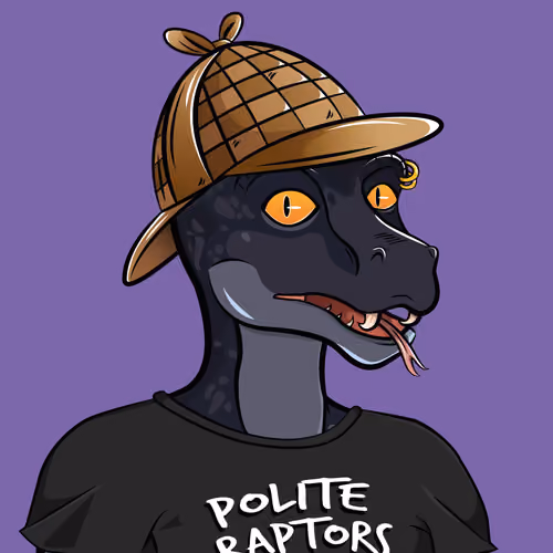 Polite Raptor #2338