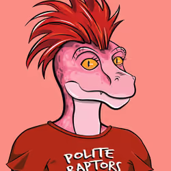 Polite Raptor #2850