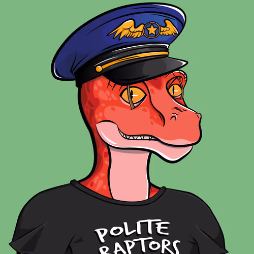 Polite Raptor #1200