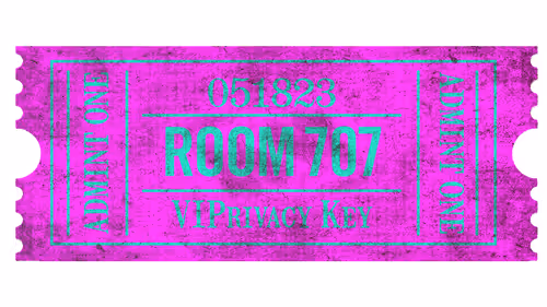 The Room 707 Ticket