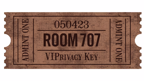 The Room 707 Ticket