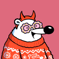 Fluffy Polar Bear #466
