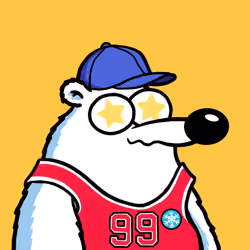 Fluffy Polar Bear #2559