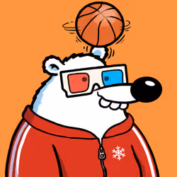 Fluffy Polar Bear #3035