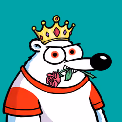 Fluffy Polar Bear #3731