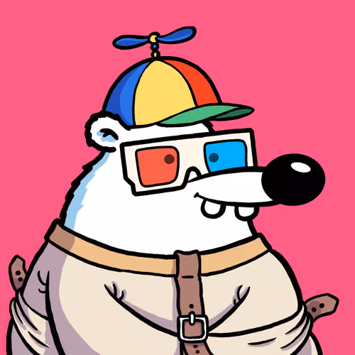 Fluffy Polar Bear #7012
