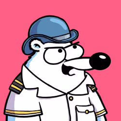 Fluffy Polar Bear #2091