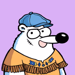 Fluffy Polar Bear #3098