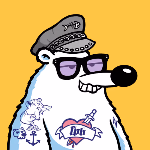 Fluffy Polar Bear #6825