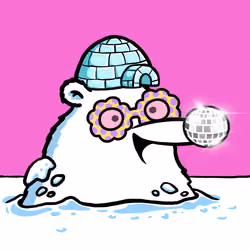 Fluffy Polar Bear #8788