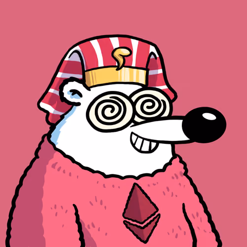 Fluffy Polar Bear #4832