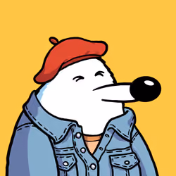 Fluffy Polar Bear #4053