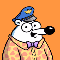 Fluffy Polar Bear #8434