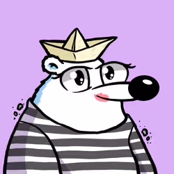 Fluffy Polar Bear #6854