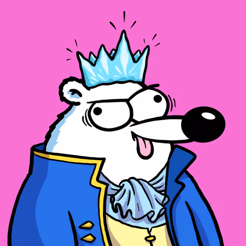Fluffy Polar Bear #1249