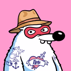 Fluffy Polar Bear #3159