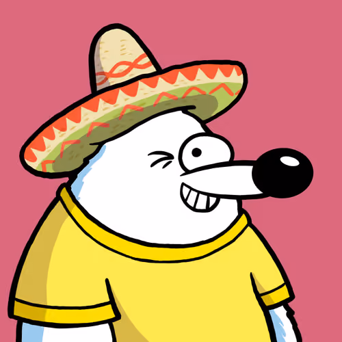 Fluffy Polar Bear #3988