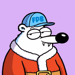 Fluffy Polar Bear #703