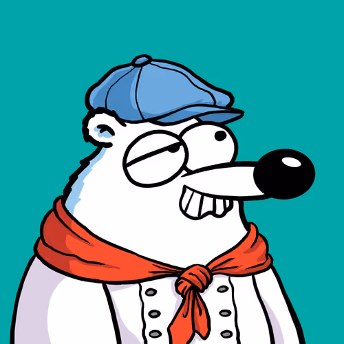 Fluffy Polar Bear #3342